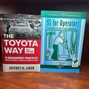 NEW The Toyota Way and The 5S For Operations Set of 2 Books